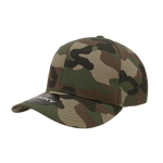 Decky 1048 6 Panel Mid Profile Structured Camo Cap