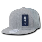 Lot of 12 Decky 6-Panel Trucker Flat Bill Snapback Hats Mesh Bulk