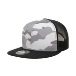 Decky 1055 Camo Flat Bill Trucker Hat, Camouflage 6 Panel Trucker Cap - CASE Pricing