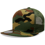Decky 1063 5 Panel Trucker Cap, Snapback Flat Bill Hat - CASE Pricing