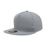 Decky 1064 5 Panel Flat Bill, Cotton Snapback Hat