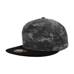 Decky 1064 5 Panel Flat Bill, Cotton Snapback Hats - CASE Pricing