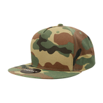 Decky 1064 5 Panel Flat Bill, Cotton Snapback Hats - CASE Pricing