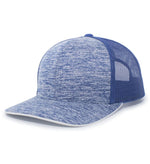Pacific Headwear 106C Aggressive Heather Trucker Snapback Cap