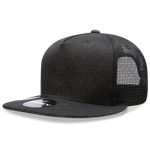 Decky 1082 5 Panel Denim Trucker Hat, Flat Bill Mesh Back Cap - CASE Pricing