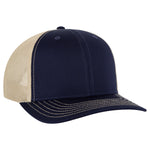 Otto Cap 112-1 - 6 Panel Mid Profile Mesh Back Trucker Hat - 112