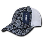 Decky 1144 Paisley Trucker Cap Snapback Hat