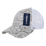 Decky 1144 Paisley Trucker Cap Snapback Hat