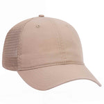 Otto 6 Panel Low Pro Trucker Hat, Garment Washed Cotton Mesh Back Dad Cap - 121-858