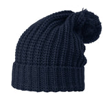 Richardson 143 Chunky Cable Beanie with Cuff & Pom 143R