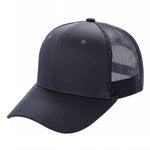 Unbranded 6-Panel Curve Trucker Hat, Blank Mesh Back Cap