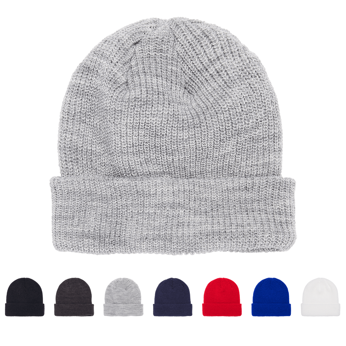 YP Classics® 1545K Ribbed Cuffed Knit Beanie, Knit Cap - Yupoong 1545K –  The Park Wholesale | Beanies