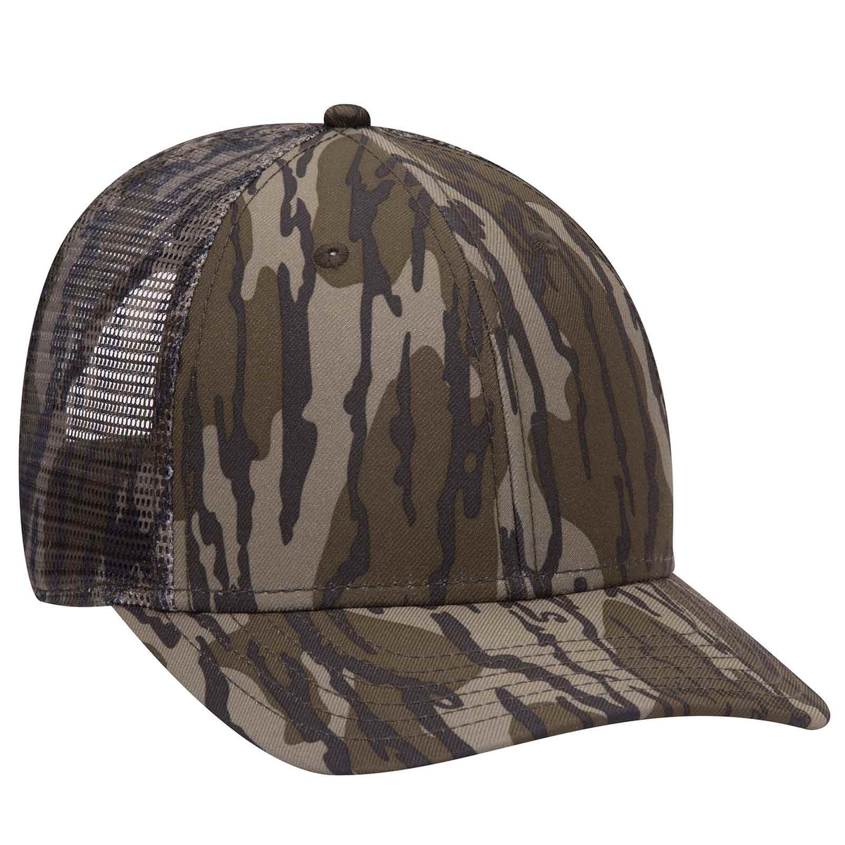 Casquette vintage neuve marron camouflage canard snapback en mousse Casquette vintage neuve marron camouflage canard snapback en mousse