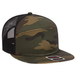Otto 7-Panel Trucker Hat, Snapback Flat Bill - 172-1298