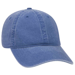 OTTO CAP 6 Panel Low Profile Dad Hat, Garment Washed Pigment Dyed Cotton Twill - 18-202 -