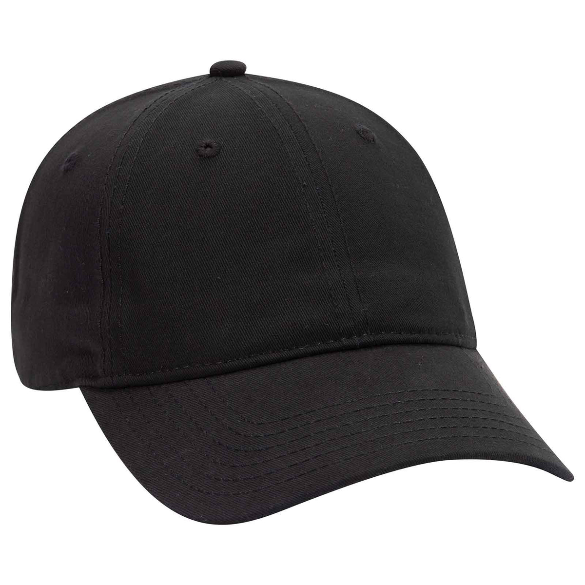 Otto 6 Panel Low Profile Baseball Cap, Ultra-Fine Brushed