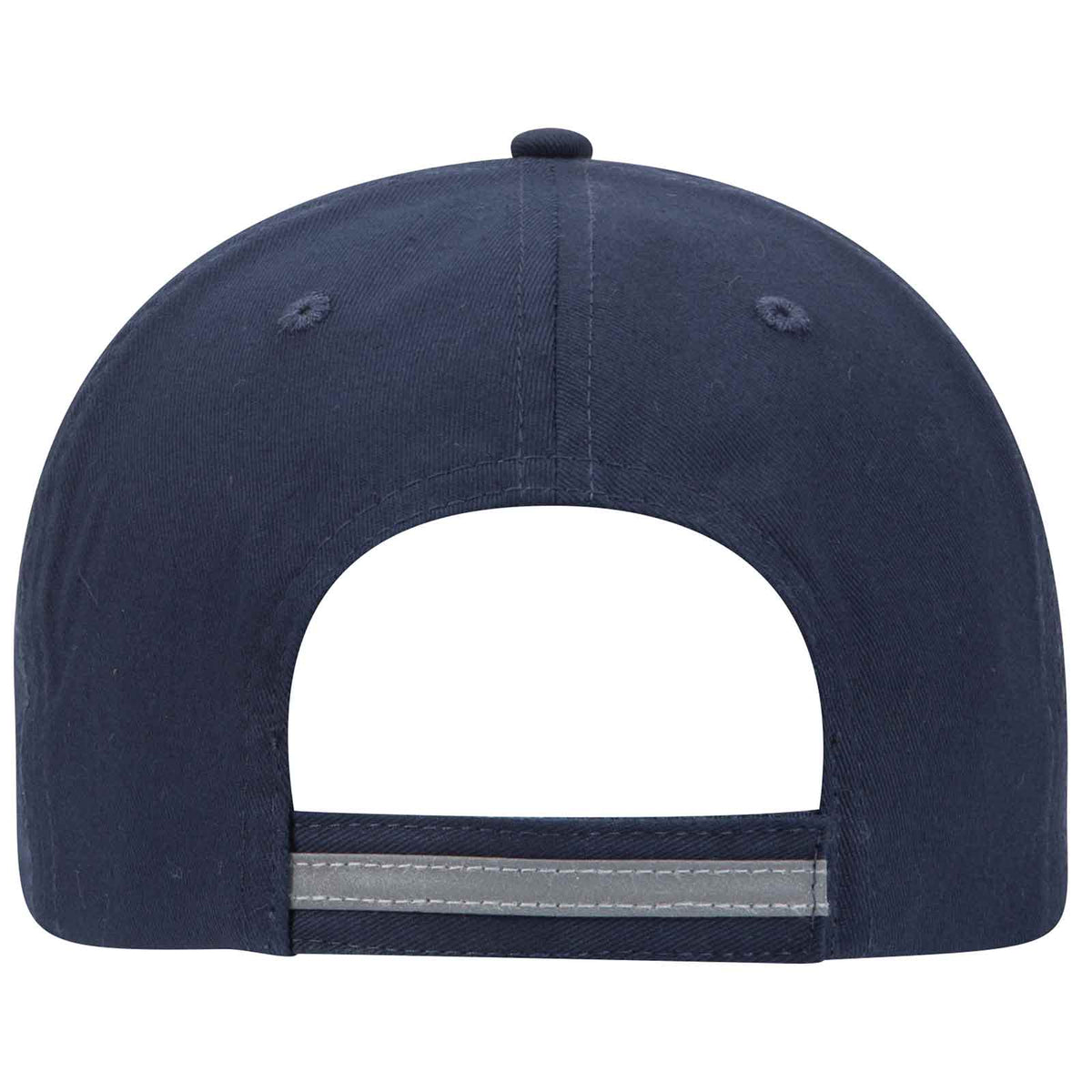 Otto Reflective 6 Panel Low Pro Baseball Cap, Cotton Twill Hat w