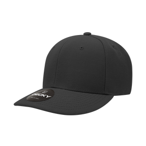 Decky 207 - Deluxe, Mid Pro Baseball Hat, 6 Panel Structured Cap -