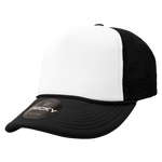 Decky 210 Blank Foam Trucker Hat, Two Tone Mesh Back Cap
