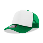 Decky 210 Blank Foam Trucker Hat, Two Tone Mesh Back Cap