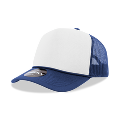 Decky 210 Blank Foam Trucker Hat, Two Tone Mesh Back Cap -