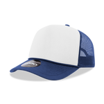 Decky 210 Blank Foam Trucker Hat, Two Tone Mesh Back Cap
