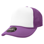 Decky 210 Blank Foam Trucker Hat, Two Tone Mesh Back Cap