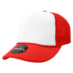 Decky 210 Blank Foam Trucker Hat, Two Tone Mesh Back Cap