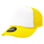 Decky 210 Blank Foam Trucker Hat, Two Tone Mesh Back Cap