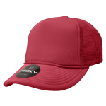 Decky 211 Blank 5 Panel Foam Trucker Cap, Mesh Back Hat