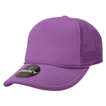 Decky 211 Blank 5 Panel Foam Trucker Cap, Mesh Back Hat