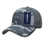 Decky 218 - 6 Panel Low Profile Structured Camo Trucker Hat