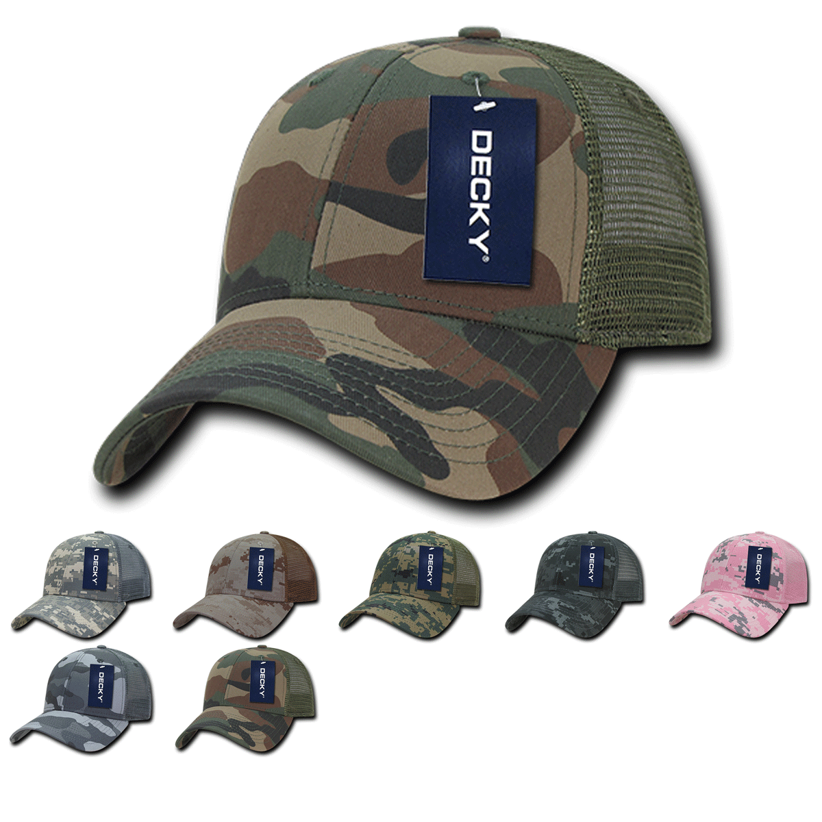 Shop Woodland Digital Camo Low Profile Baseball Caps - Fatigues