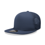 Decky 223 Blank Solid Color, Flat Bill Foam Trucker Hat