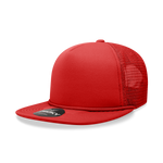 Decky 223 Blank Solid Color, Flat Bill Foam Trucker Hat