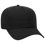 Otto 6 Panel Mid Profile Baseball Cap, Cotton Blend Twill Hat - 27-079