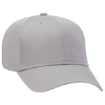 Otto 6 Panel Mid Profile Baseball Cap, Cotton Blend Twill Hat - 27-079