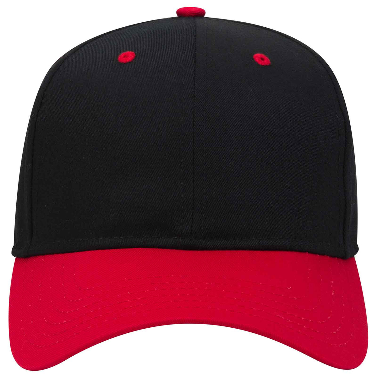 Otto 6 Panel Mid Profile Baseball Cap, Cotton Blend Twill