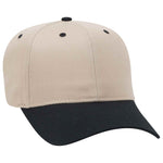 Otto 6 Panel Mid Profile Baseball Cap, Cotton Blend Twill Hat - 27-079
