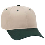 Otto 6 Panel Mid Profile Baseball Cap, Cotton Blend Twill Hat - 27-079