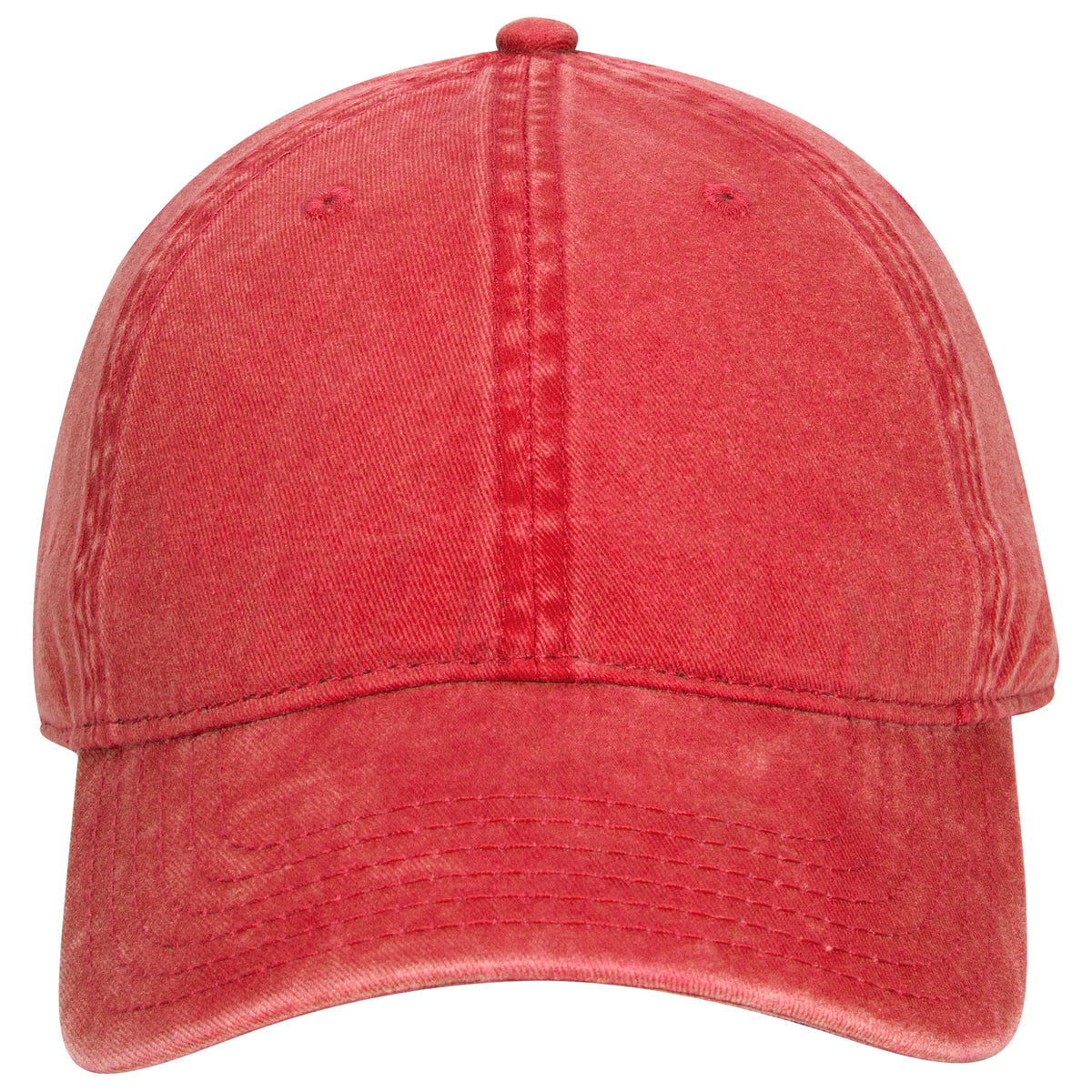 Otto 6 Panel Low Profile Dad Hat, Garment Washed Pigment Dyed