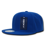 Lot of 12 Decky Snapback Hats Flat Bill Caps Bulk