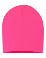Sportsman SP08 - Beanie, Knit Cap, 8", Short Beanie, Blank Beanies, Bulk Beanies, Wholesale Beanies - SP08