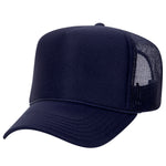 Otto 39-165 5-Panel High Crown Foam Trucker Hats - Solid Colors