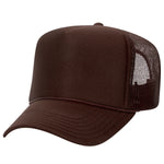Otto 39-165 5-Panel High Crown Foam Trucker Hats - Solid Colors
