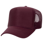 Otto 39-165 5-Panel High Crown Foam Trucker Hats - Solid Colors