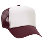Otto 39-169 5 Panel High Crown Mesh Back Foam Trucker Hat, Polyester Foam Cap