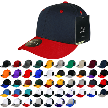 Decky 4001 6 Panel Mid Profile Structured Cotton Cap