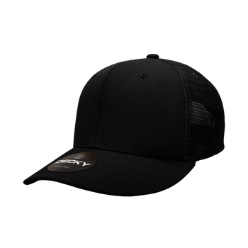 Decky 4006 6-Panel Mid Pro Trucker Cap - Classic Trucker Hat, Snapback