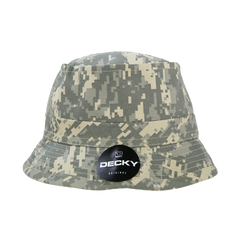 Decky 450 - Blank Fisherman's Bucket Hat, Structured Fisherman's Hat -